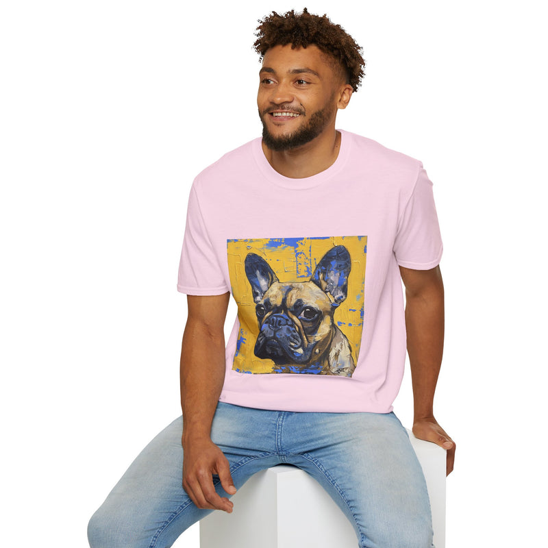 French Bulldog Fine Art Unisex Softstyle T-Shirt