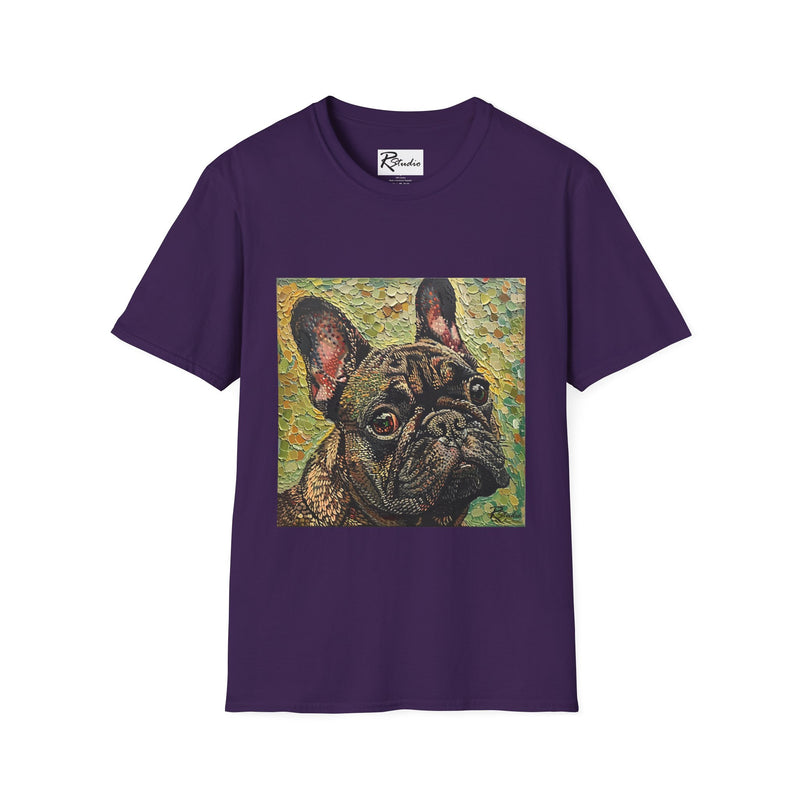 French Bulldog Fine Art Unisex Softstyle T-Shirt