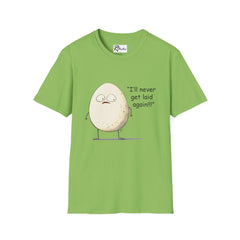 Naughty Nibbles Funny Adult Humor Cartoon Egg Unisex Soft-Style T-Shirt