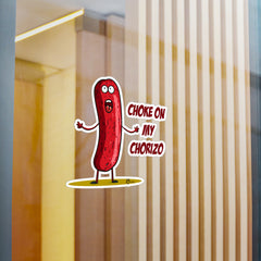 Naughty Nibbles Funny Adult Humor Chorizo Vinyl Kiss-Cut Decals - Durable & Removable