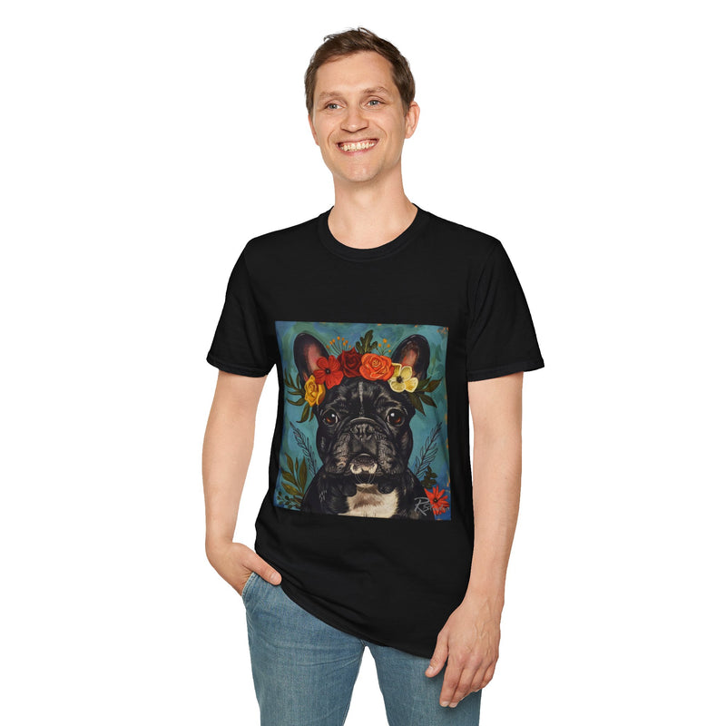 French Bulldog Fine Art Unisex Softstyle T-Shirt