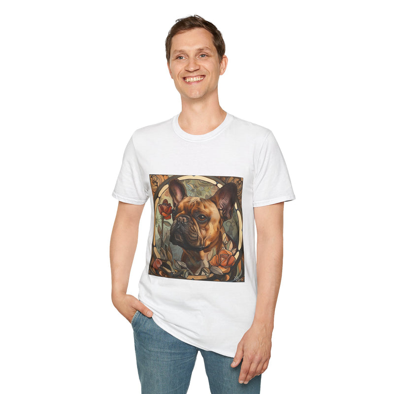 French Bulldog Fine Art Unisex Softstyle T-Shirt