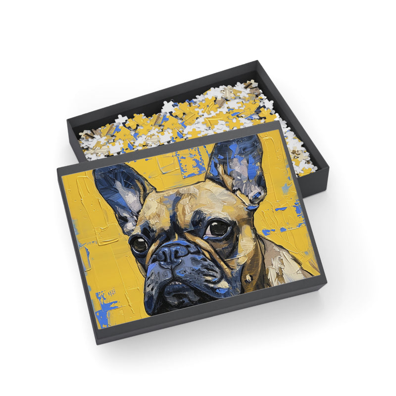 French Bulldog Fine Art Jigsaw Puzzle - 96, 252, 500, 1000 Pieces