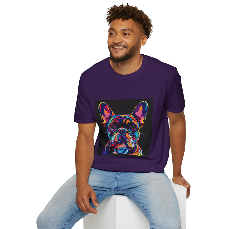 French Bulldog Fine Art Unisex Softstyle T-Shirt