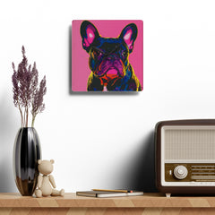 French Bulldog Acrylic Wall Clock - Fine Art Inspired Design