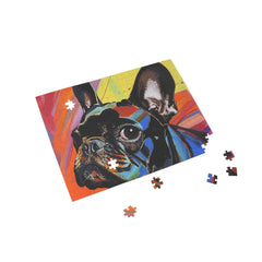 French Bulldog Fine Art Jigsaw Puzzle - 96, 252, 500, 1000 Pieces