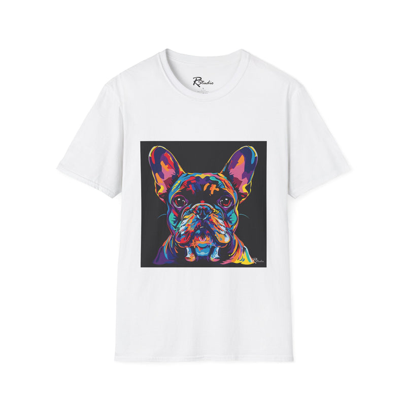 French Bulldog Fine Art Unisex Softstyle T-Shirt