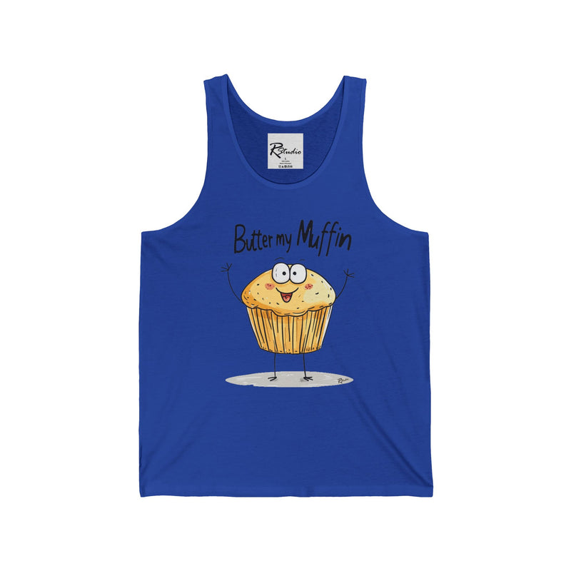 Naughty Nibbles Funny Adult Humor Muffin Unisex Soft-Style Tank Top