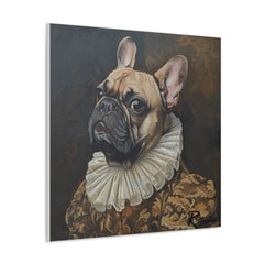 Colorful Fine Art French Bulldog Canvas Print - Multicolored Home Decor