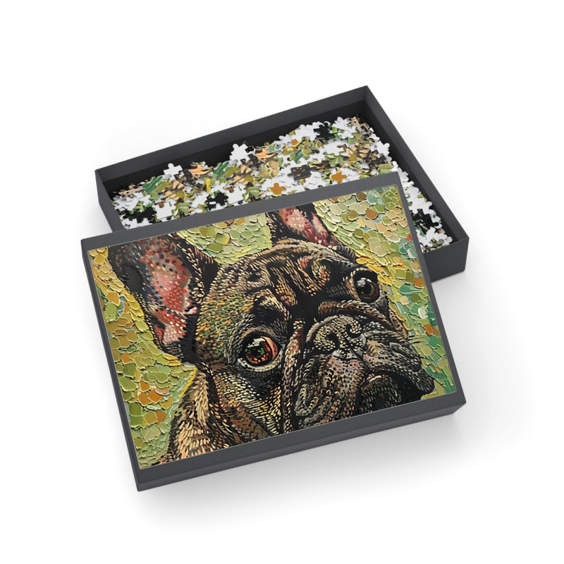 French Bulldog Fine Art Jigsaw Puzzle - 96, 252, 500, 1000 Pieces