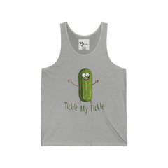 Naughty Nibbles Funny Adult Humor Pickle Unisex Soft-Style Tank Top