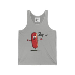 Naughty Nibbles Funny Adult Humor Salami Unisex Soft-Style Tank Top