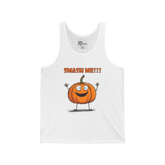 Naughty Nibbles Funny Adult Humor Pumpkin Unisex Soft-Style Tank Top