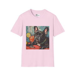 French Bulldog Fine Art Unisex Softstyle T-Shirt