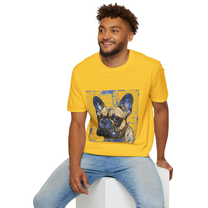 French Bulldog Fine Art Unisex Softstyle T-Shirt