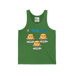 Naughty Nibbles Funny Adult Humor Only Flans Unisex Soft-Style Tank Top