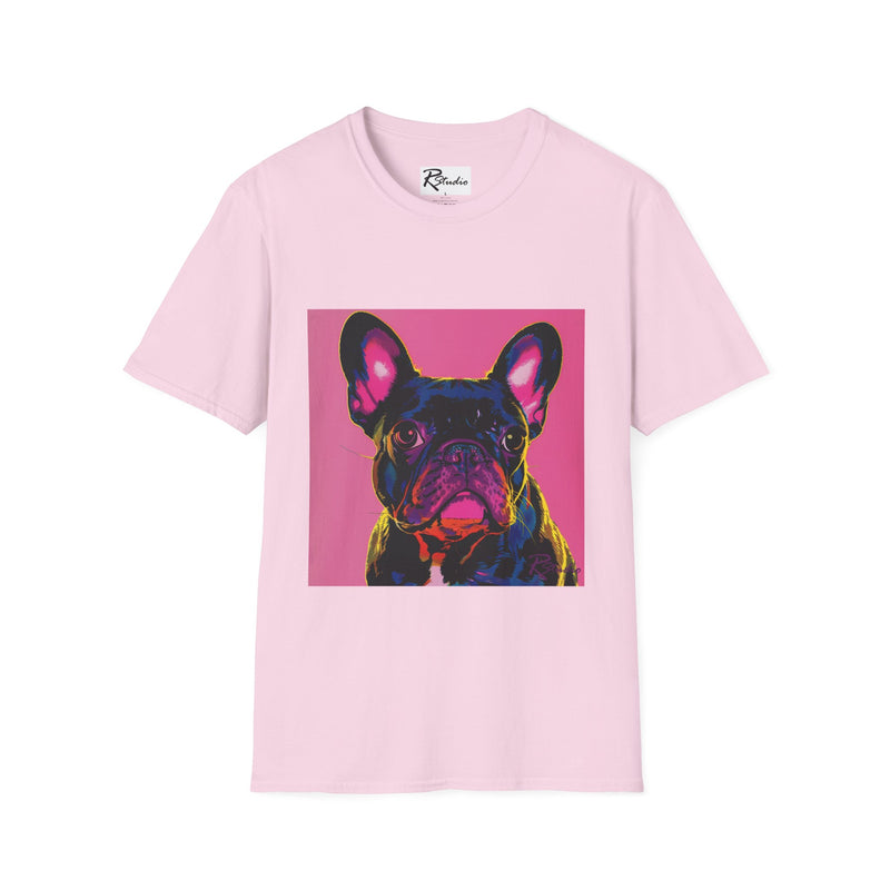 French Bulldog Fine Art Unisex Softstyle T-Shirt