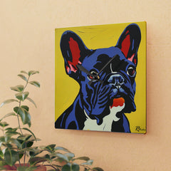 French Bulldog Acrylic Wall Clock - Fine Art Inspired Design