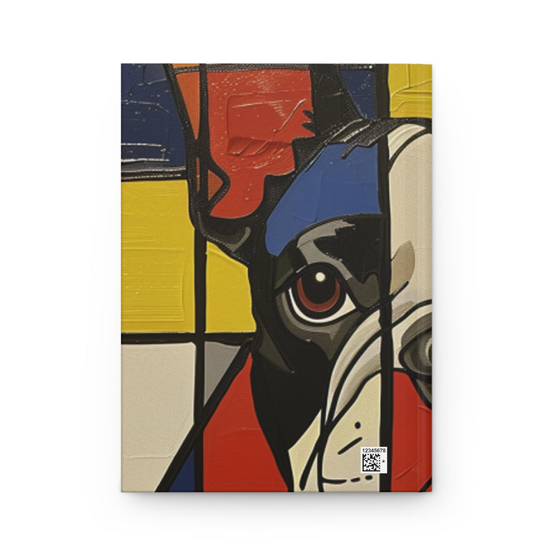 French Bulldog Hardcover Journal - Fine Art Inspired Matte Finish