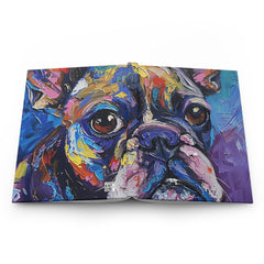 French Bulldog Hardcover Journal - Fine Art Inspired Matte Finish