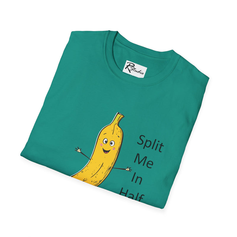 Naughty Nibbles Funny Adult Humor Banana Unisex Soft-Style T-Shirt