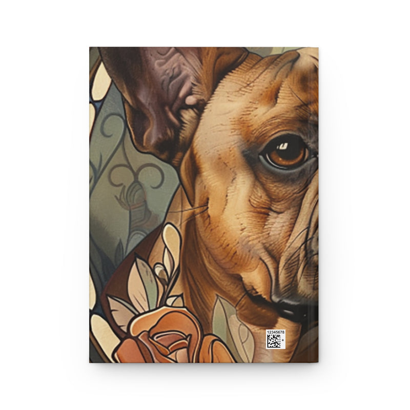 French Bulldog Hardcover Journal - Fine Art Inspired Matte Finish