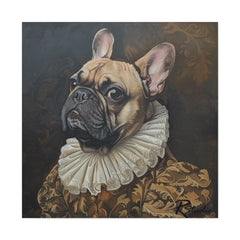 Colorful Fine Art French Bulldog Canvas Print - Multicolored Home Decor