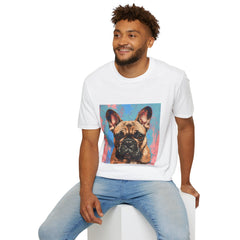 French Bulldog Fine Art Unisex Softstyle T-Shirt