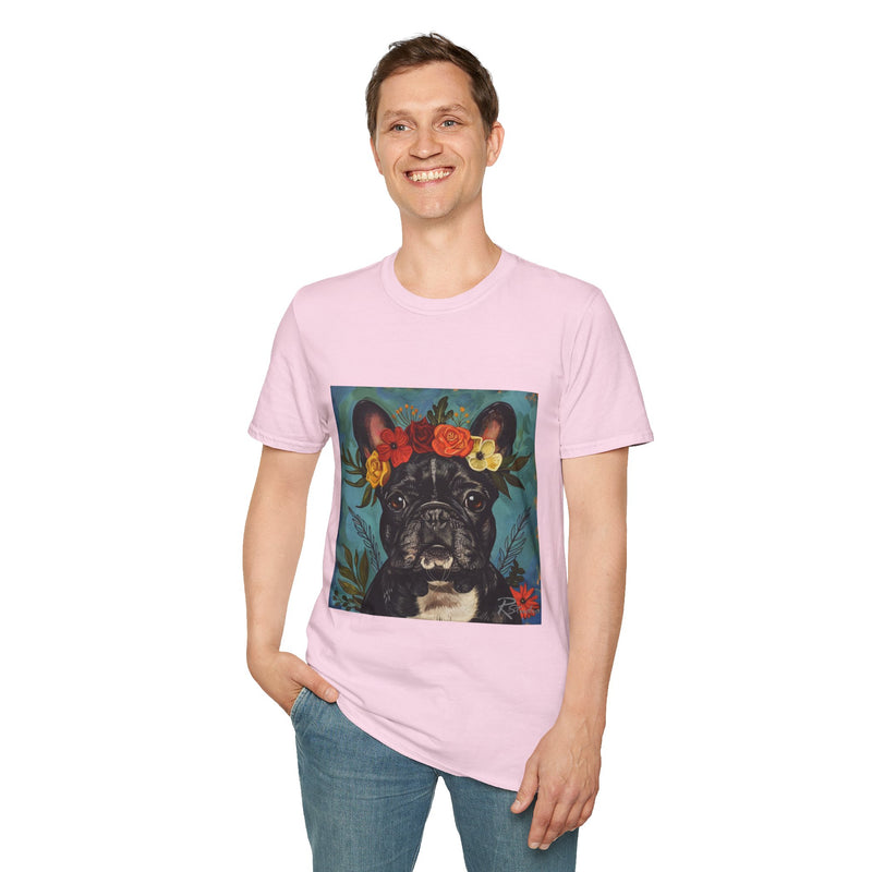 French Bulldog Fine Art Unisex Softstyle T-Shirt