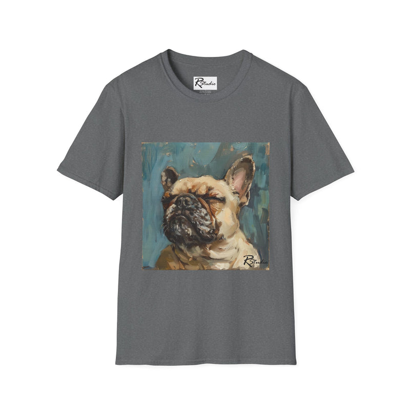 French Bulldog Fine Art Unisex Softstyle T-Shirt