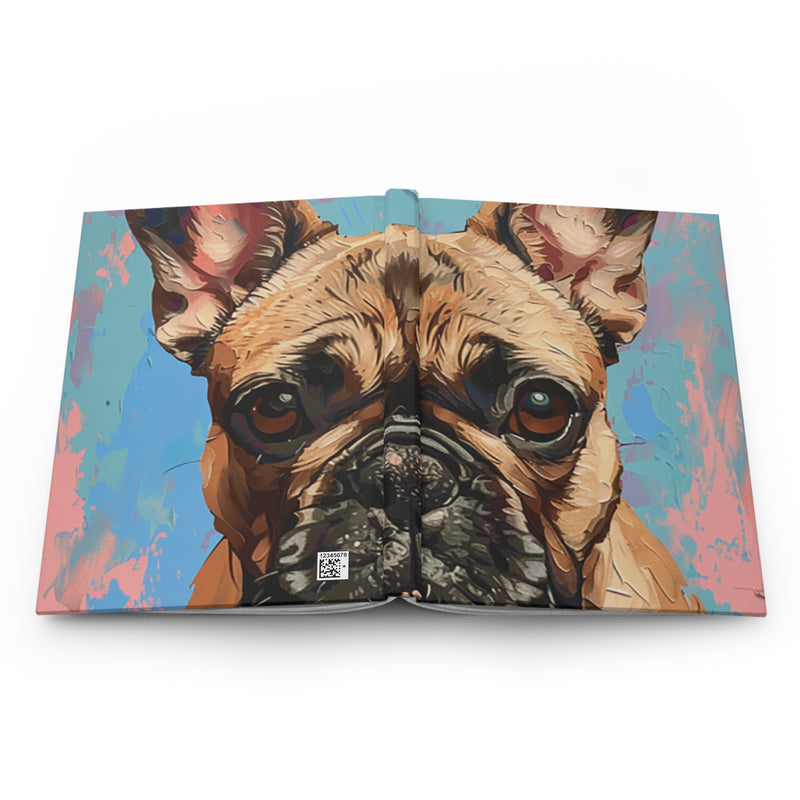 French Bulldog Hardcover Journal - Fine Art Inspired Matte Finish