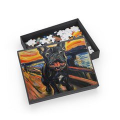 French Bulldog Fine Art Jigsaw Puzzle - 96, 252, 500, 1000 Pieces