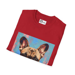 French Bulldog Fine Art Unisex Softstyle T-Shirt