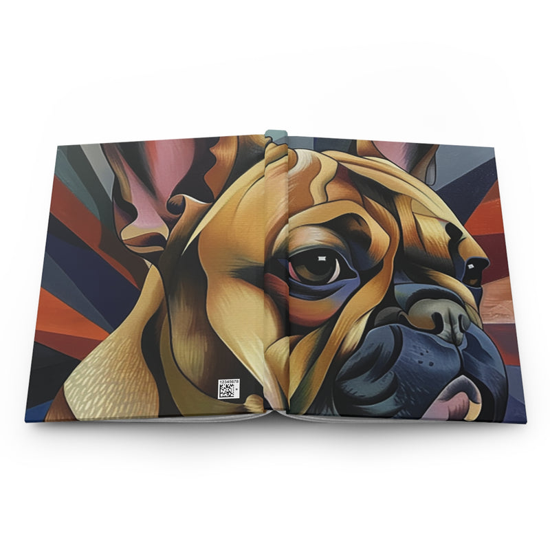 French Bulldog Hardcover Journal - Fine Art Inspired Matte Finish