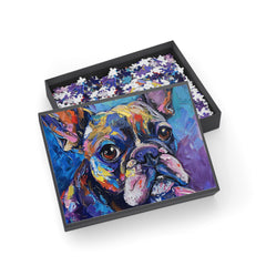 French Bulldog Fine Art Jigsaw Puzzle - 96, 252, 500, 1000 Pieces