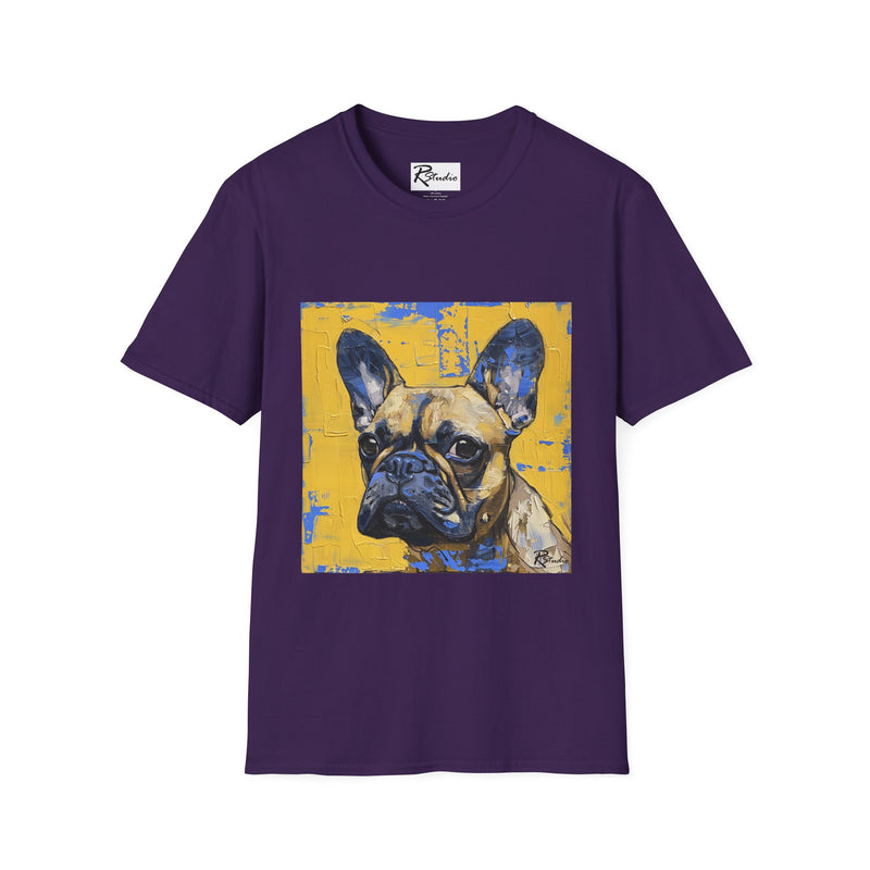 French Bulldog Fine Art Unisex Softstyle T-Shirt