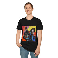 French Bulldog Fine Art Unisex Softstyle T-Shirt