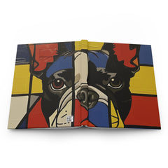 French Bulldog Hardcover Journal - Fine Art Inspired Matte Finish