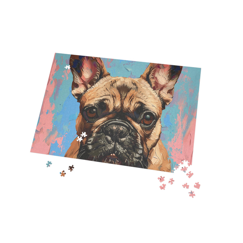 French Bulldog Fine Art Jigsaw Puzzle - 96, 252, 500, 1000 Pieces