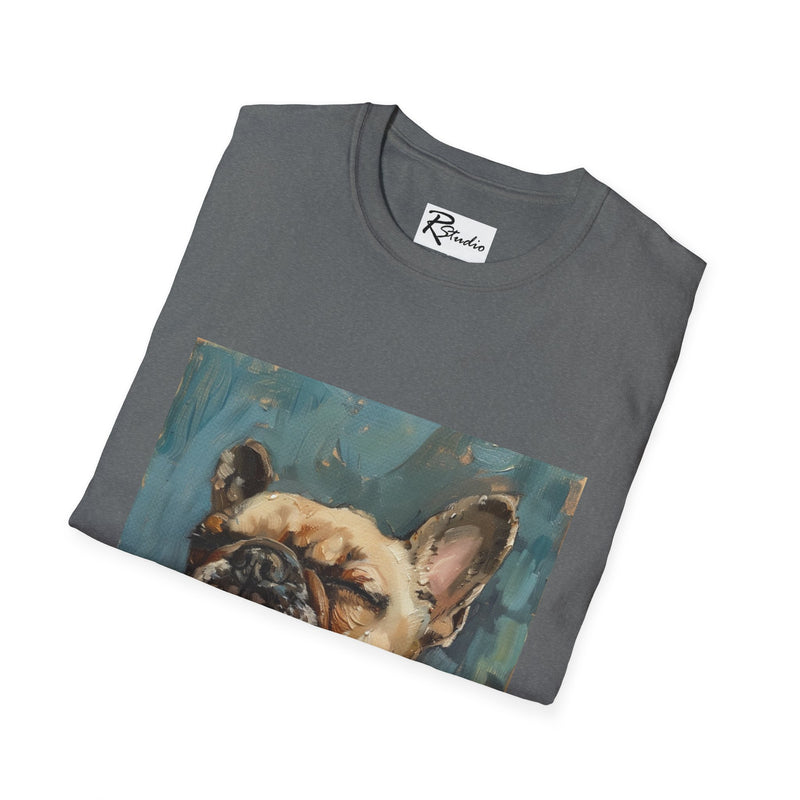 French Bulldog Fine Art Unisex Softstyle T-Shirt