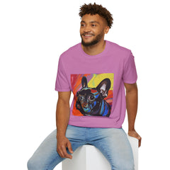 French Bulldog Fine Art Unisex Softstyle T-Shirt