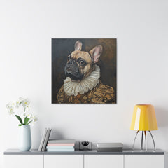 Colorful Fine Art French Bulldog Canvas Print - Multicolored Home Decor