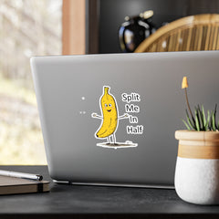 Naughty Nibbles Funny Adult Humor Banana Vinyl Kiss-Cut Decals - Durable & Removable