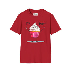 Naughty Nibbles Funny Adult Humor Cartoon Frosted Cup Cake Unisex Soft-Style T-Shirt