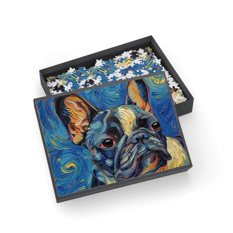 French Bulldog Fine Art Jigsaw Puzzle - 96, 252, 500, 1000 Pieces