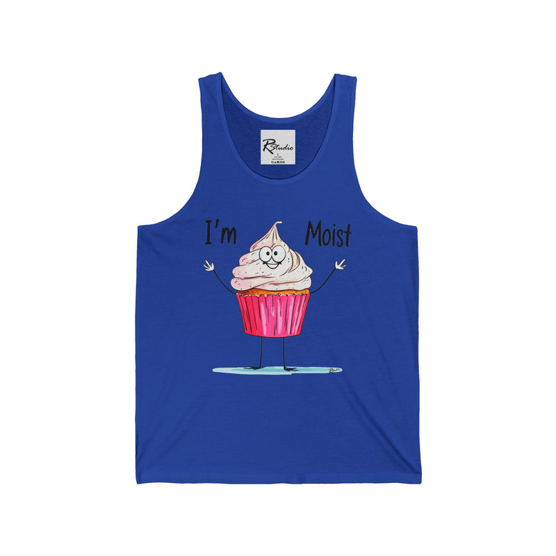 Naughty Nibbles Funny Adult Humor Frosted Cupcake Unisex Soft-Style Tank Top