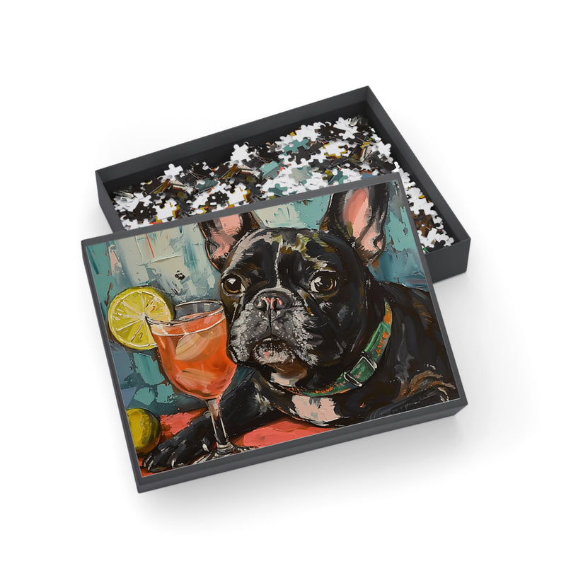 French Bulldog Fine Art Jigsaw Puzzle - 96, 252, 500, 1000 Pieces