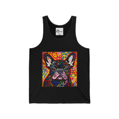 French Bulldog Fine Art Unisex Jersey Tank Top - Stylish & Comfortable