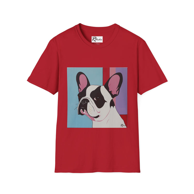 French Bulldog Fine Art Unisex Softstyle T-Shirt