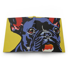 French Bulldog Hardcover Journal - Fine Art Inspired Matte Finish